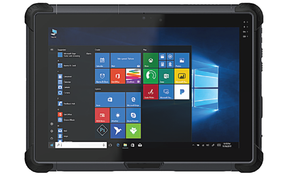 Tablet przemysłowy AS59IUT10-W, 10", 7300U, 8GB RAM, 128GB SSD, Windows 10 Pro 64Bit 2