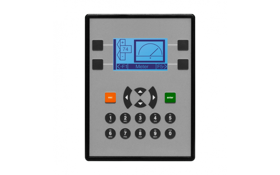 Sterownik PLC z HMI X2 - 2.2", 12 DI (24V, 4 HSC 10 KHz), 12 DO (24V, 2 PWM 65KHz), 4 AI (4-20mA, 12 bit), 2 AO (4-20mA, 12 bit)