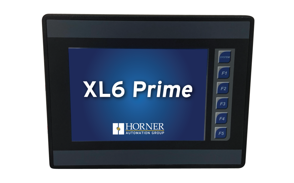 Sterownik PLC z HMI XL6 Prime - 5.7", 12 DI (24V, 4 HSC), 12 DO (24V, 2 PWM), 6 AI (0-10V, 0-20mA, 4-20mA, RTD, THM), 4 AO (0-10V, 0-20mA, 4-20mA)