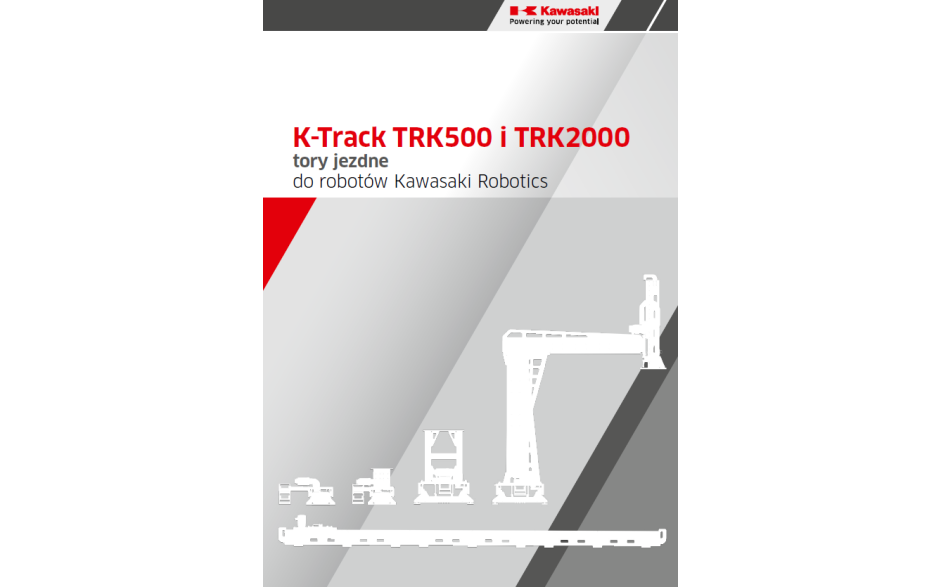 K-Track TRK500 i TRK2000 tory jezdne do robotów Kawasaki Robotics