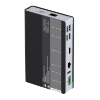 Odbiornik (Extender) sygnału pomiędzy komputerem i monitorem (KVM), zasięg 100 metrów po RJ45