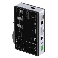 Nadajnik (Extender) sygnału pomiędzy komputerem i monitorem (KVM), zasięg 100 metrów po RJ45