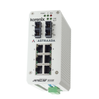 Switch niezarządzalny przemysłowy, Ethernet - 8-portowy (6 x 10/100 Base-TX + 2 złącza SC multimode (100 Base-X)