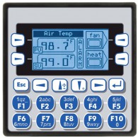 Sterownik PLC z HMI XLe - 2.25", CAN; 24 DI (24VDC), 16 DO (24VDC), 2 AI (0-10V, 0-20mA); zasilanie 9-30VDC