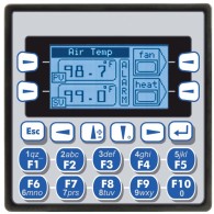 Sterownik PLC z HMI XLe - 2.25", 12 DI (12/24VDC), 12 DO (24VDC), 6 AI (0-10V, 0-20mA, TC, RTD), 4 AO (0-10V, 0-20mA); zasilanie 9-30VDC