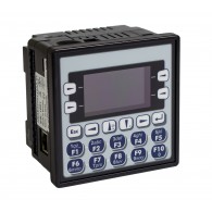 Sterownik PLC z HMI EXLe - 2.25", Ethernet; 12 DI (24V; 4 HSC); 12 DO (24V; 2 PWM); 6 AI (0-10V; 0-20mA; 4-20mA; RTD; THM); 4 AO (0-10V; 0-20mA; 4-20mA)