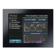 Przemysłowy monitor dotykowy LED, ekran pojemnościowy 12.1", 1280*800, złącza: E-LINK, 2 x USB, zasilanie 12-24 VDC