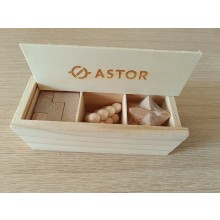 Układanka logiczna z logo ASTOR