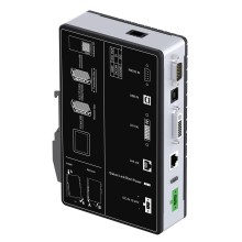 Nadajnik (Extender) sygnału pomiędzy komputerem i monitorem (KVM), zasięg 100 metrów po RJ45