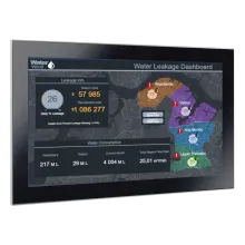 PROMOCJA - Przemysłowy komputer panelowy 15.6”, dotykowy pojemnościowy, 1920*1080, Intel i5-11500T, 16GB RAM, SSD 256 GB, WIN11-PRO, 4 x RS232/485, 4 x USB 3.0, 3 x Gigabit Ethernet, HDMI, zasilanie 12-24VDC z zasilaczem