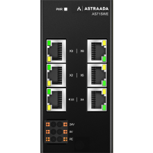 Astraada A-Series IO - Switch EtherCAT; 100Mbit/s; 6-Port (1Wej+5Wyj); Synchronizacja DC