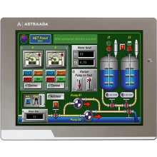 Dotykowy panel operatorski Astraada HMI, matryca TFT 10” (1024x600, 65k), RS232/422/485, RS232, USB Client/Host, Ethernet