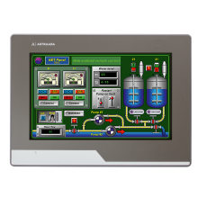 Dotykowy panel operatorski Astraada HMI, matryca TFT 7” (800x400, 65k), RS232/422/485, RS422/485, RS232, USB Client/Host, Ethernet, MicroSD