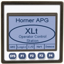 Sterownik PLC z HMI XLt - 3.5", 12 DI (24VDC), 6 DO (relay 2A), 4 AI (0-10V, 0-20mA); zasilanie 9-30VDC