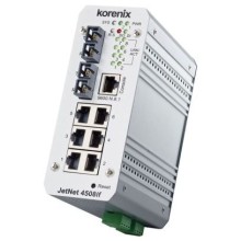 Switch Ethernetowy 6xRJ45 + 2xSC MultiMode, zarządzalny SNMP, SuperRing, zasilanie izolowane
