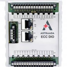 Astraada One Compact ECC DIO - Moduł wejść/wyjść cyfrowych sterownika kompaktowego: 16DI, 16DO