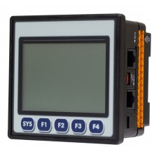 Sterownik PLC z HMI EXLt - 3.5", Ethernet; 12 DI (24V; 4 HSC); 12 DO (24V; 2 PWM); 2 AI (0-10V; 0-20mA; 4-20mA)