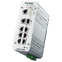 Switch zarządzalny przemysłowy, Ethernet - 8-portowy (SNMP, SuperRing)