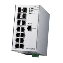 PROMOCJA - Switch Ethernetowy 8xRJ45 (10/100/1000 Base-TX) + 2x Gb Combo + 2x SFP, zarządzalny (SNMP, WEB), RapidSuperRing