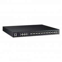 Switch Ethernet 8xRJ45 (10/100 TX) + 16x SFP (100 FX) + 4x Combo SFP (100/1000), RING