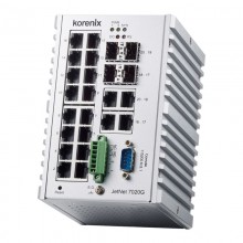 Wyprzedaż - Switch Ethernet, Layer 3 - 20-portowy (16 x 100/1000 TX + 4 x RJ45/SFP - 100/1000 FX), RING