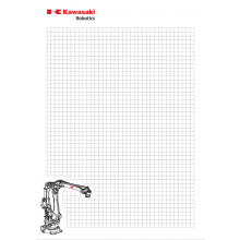 Notes A5 z robotem Kawasaki Robotics CP180