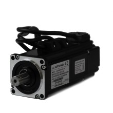 Wyprzedaż - Serwosilnik o mocy 0.75kW (2.4Nm) z hamulcem, zasilanie 230V, enkoder absolutny, prędkość znam. 3000rpm, wym. kołnierza 80mm