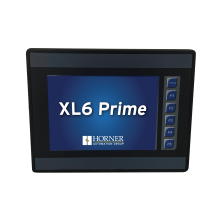 Sterownik PLC z HMI XL6 Prime - 5.7", 12 DI (24V, 4 HSC), 6 DO (przekaźnik 2A), 4 AI (0-10V, 0-20mA, 4-20mA)