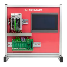 PROMOCJA - Stanowisko edukacyjne ze sterownikiem PLC, panelem HMI i symulatorem I/O