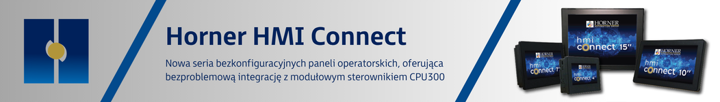 Nowa seria paneli operatorskich Horner HMI Connect
