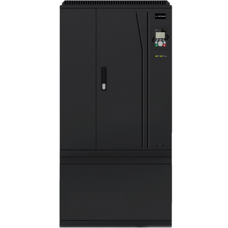 DRV-28 frequency converter: 315/355 kW, 3x400V power supply, vector control, STO, EMC filter, LCD operator panel, support for expansion modules, vent-pump functions, fire-mode, 30 months warranty