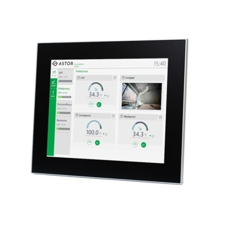 Industrial Panel PC 10.4", capacitive touchscreen, 1024*768, Intel i5-7200U, 8GB RAM, SATA SSD 256 GB, WIN10-PRO/64/ENG