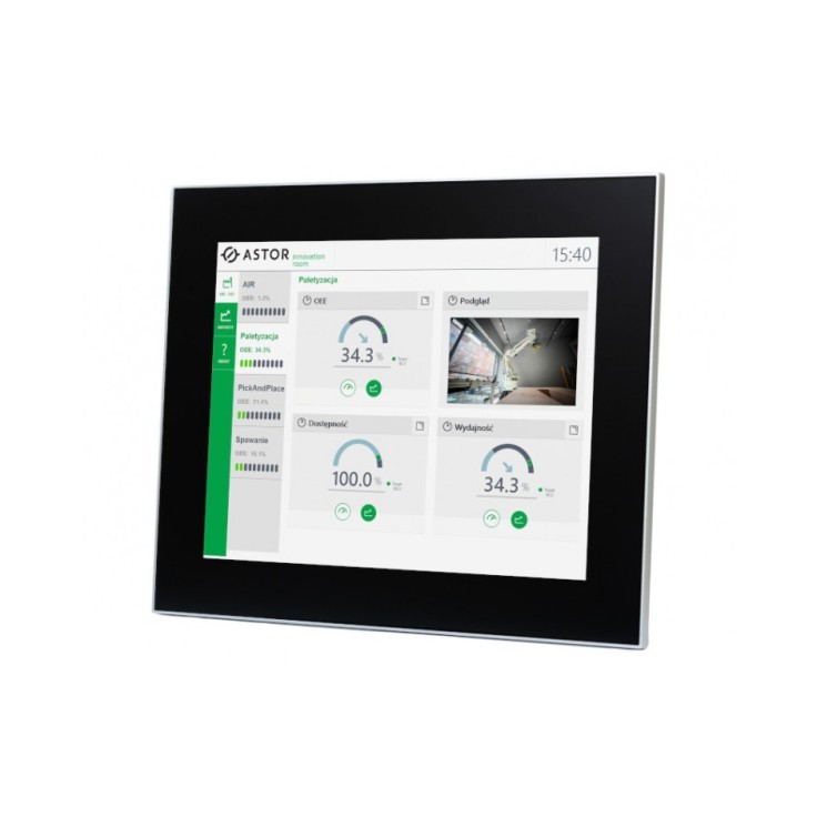 Industrial Panel PC 17", capacitive touch, 1280*1024, Intel i5-7200U, 8GB RAM, 2x RS232/485, 4x USB 3.0, 2x Intel Gigalan, DVI-D + VGA, SATA SSD 256 GB, WIN10-PRO/64/ENG, 12VDC power supply with adapter