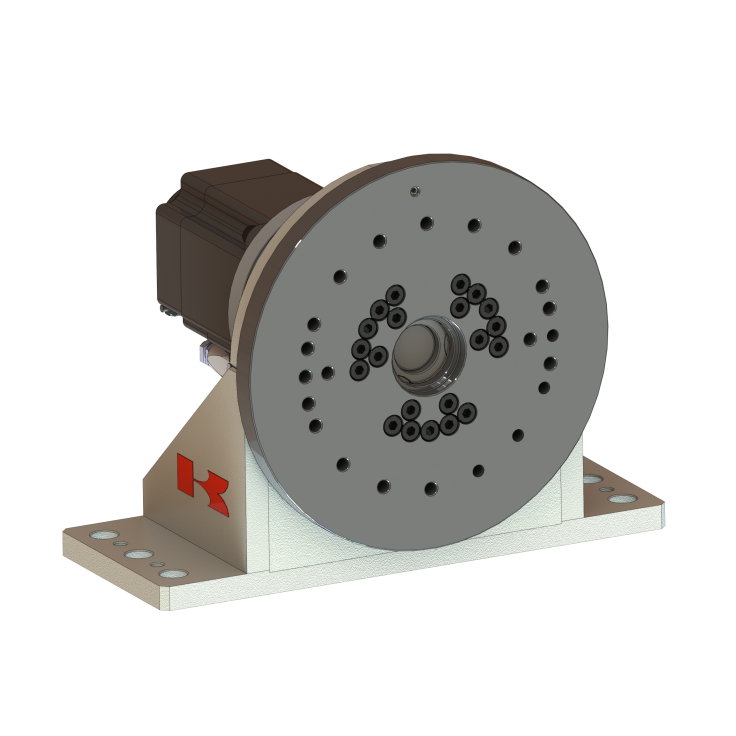 Single axis positioner with rated capacity of 1550 kg