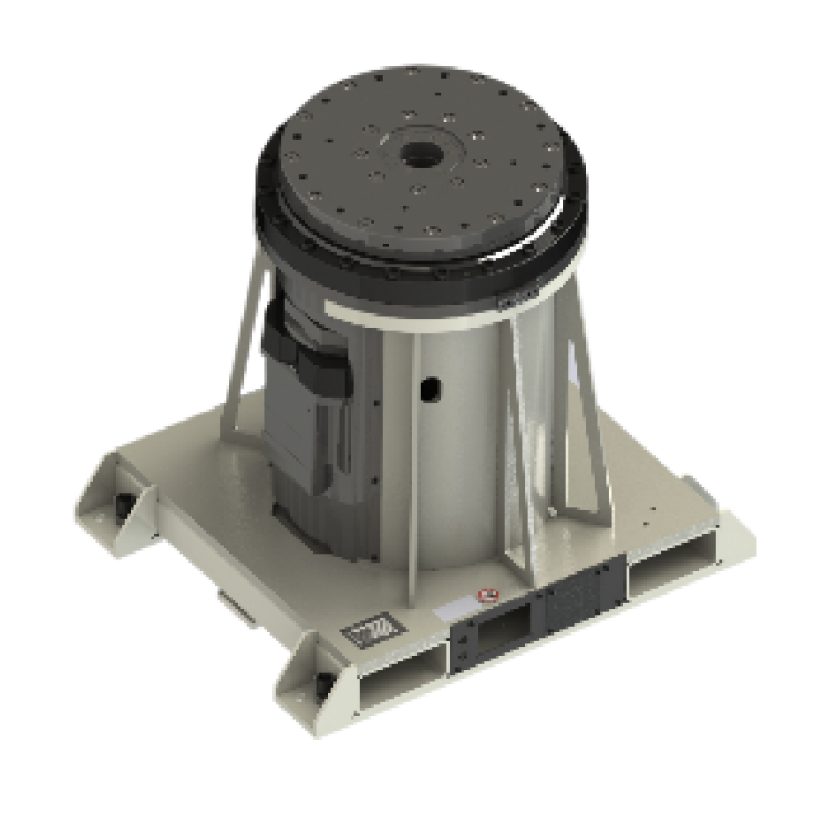 Welding positioner with rated capacity of 2500 kg