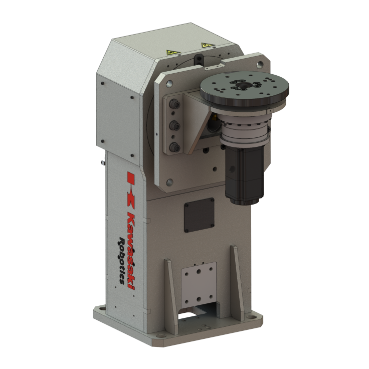 Double axis welding positioner with rated capacity of 230 kg