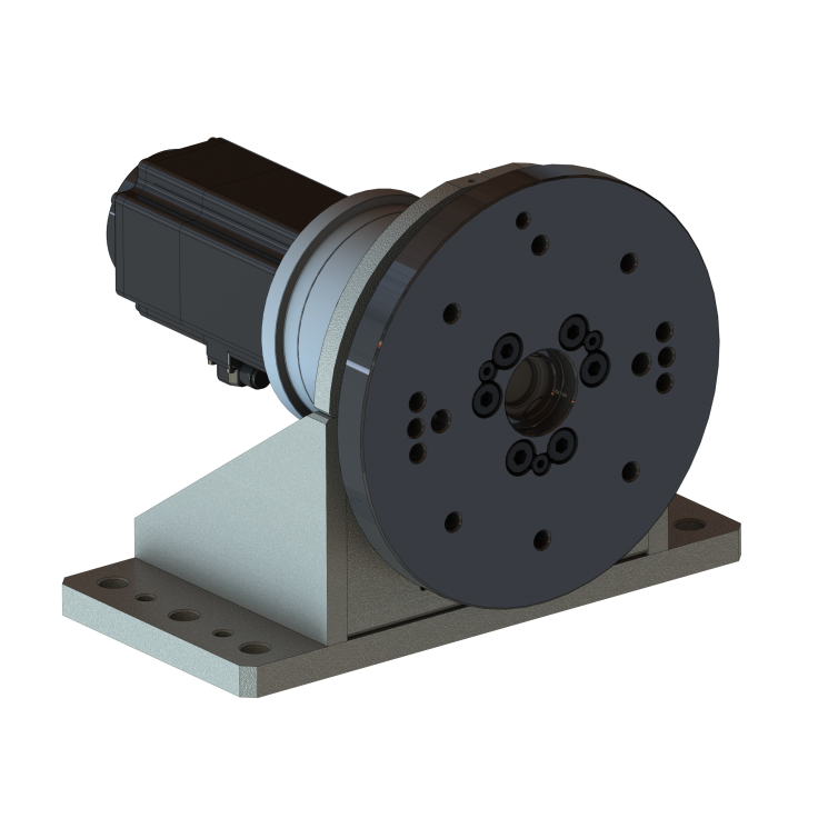 Single axis welding positioner with rated capacity of 230 kg