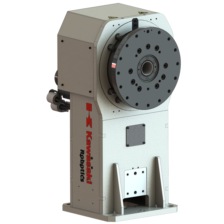 Single axis welding positioner with horizontal rotating axis and 500 kg payload - ECO version