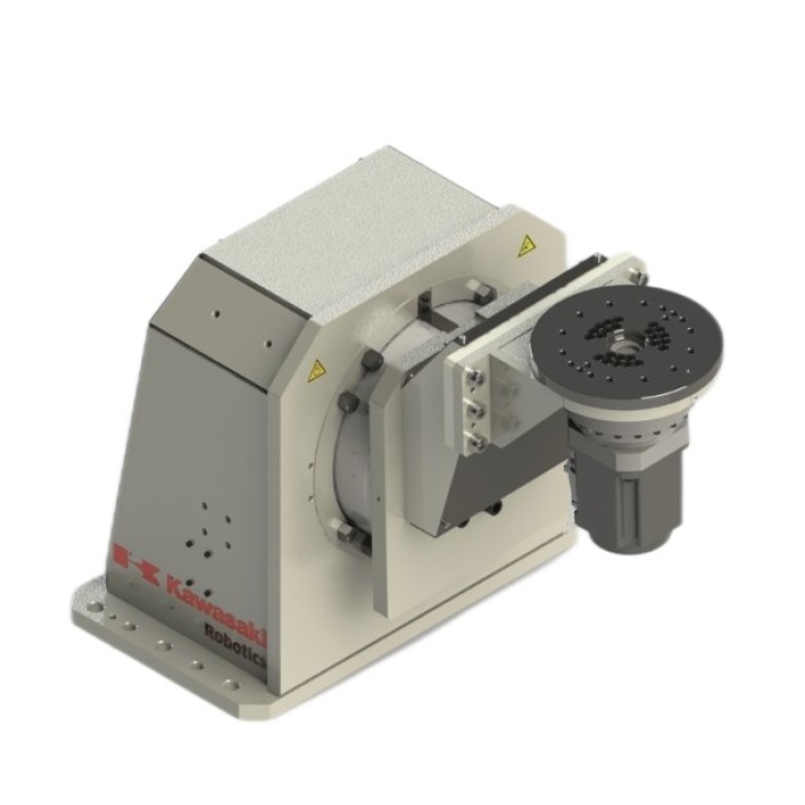 Double axis welding positioner with rated capacity of 460 kg
