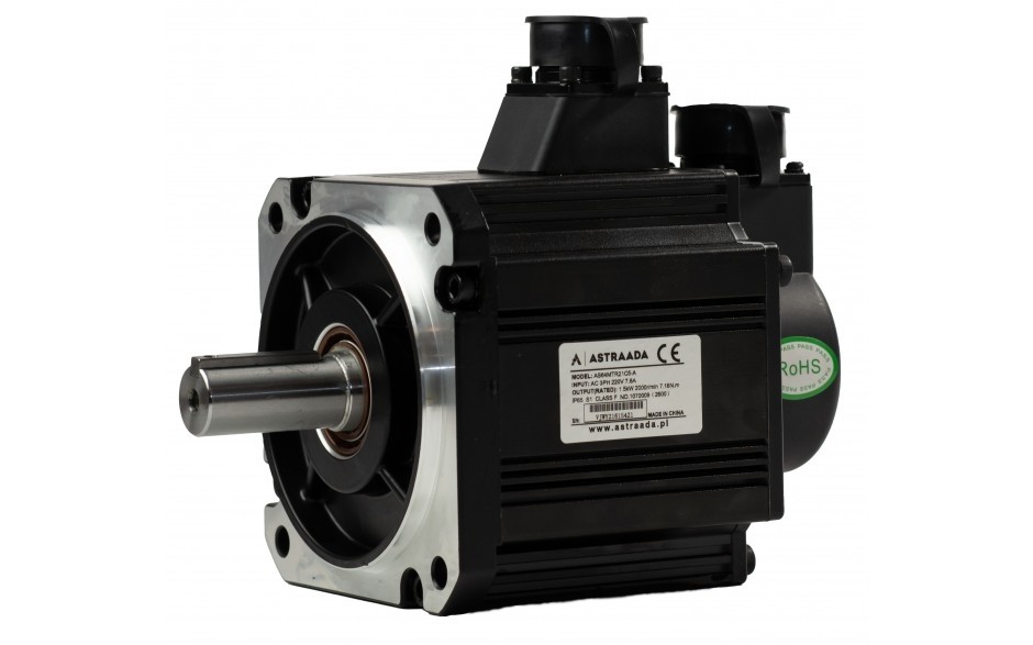 Servo motor 1kW (4.78Nm), 230V, 23bit absolute encoder, rated speed 2000rpm, dim. flange 130mm