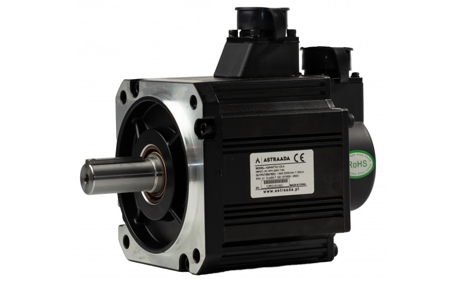 Servo motor 2kW (9.55Nm), 230V, 23bit absolute encoder, rated speed 2000rpm, dim. flange 130mm