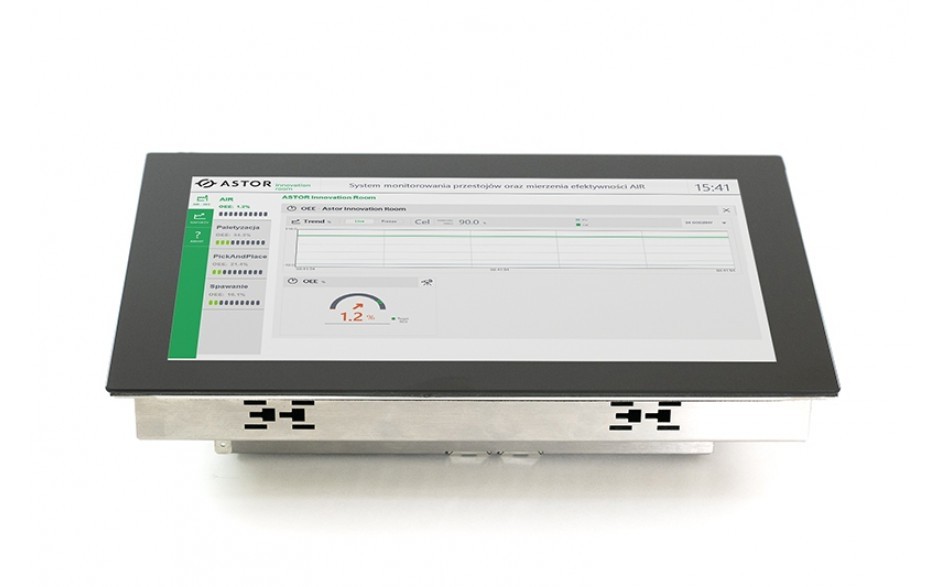 Astraada ONE Compact HMI Prime - PLC+HMI, 7", FullHD, 800 MHz ARM, 512MB RAM, 4DI, 4DO, 4AI, 1x RS232/485, 1x USB, 1x CAN, 2x ETH, 1x MicroSD, Codesys 3.5, Modbus TCP/RTU. Komplet terminali 3