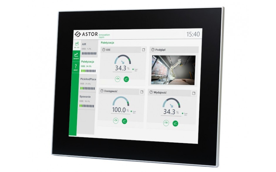 Industrial Panel PC 17", capacitive touch, 1280*1024, Intel i5-7200U, 8GB RAM, 2x RS232/485, 4x USB 3.0, 2x Intel Gigalan, DVI-D + VGA, SATA SSD 256 GB, WIN10-PRO/64/ENG, 12VDC power supply with adapter