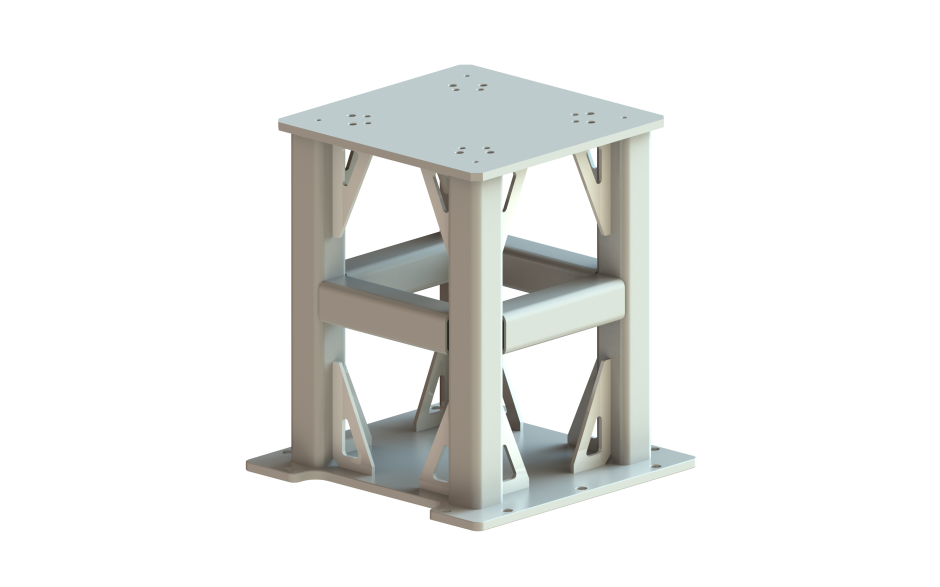 Option TRK2000: Pedestal height of 842*mm for mounting a robot on a slider BX, BXP, BT, BA, RD, RS015X/30/50/80