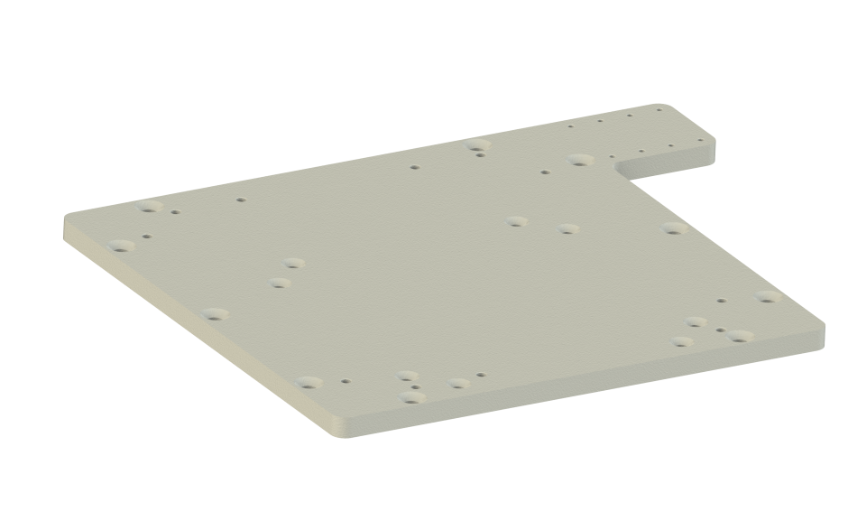Option TRK2000: Mounting plate for KJ robot