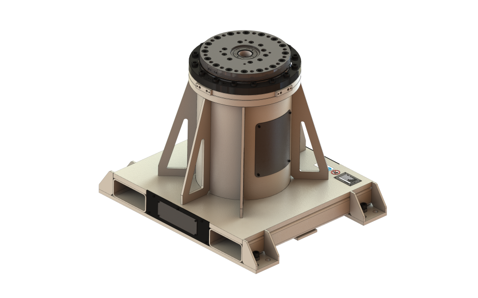 Welding positioner with rated capacity of 1500 kg