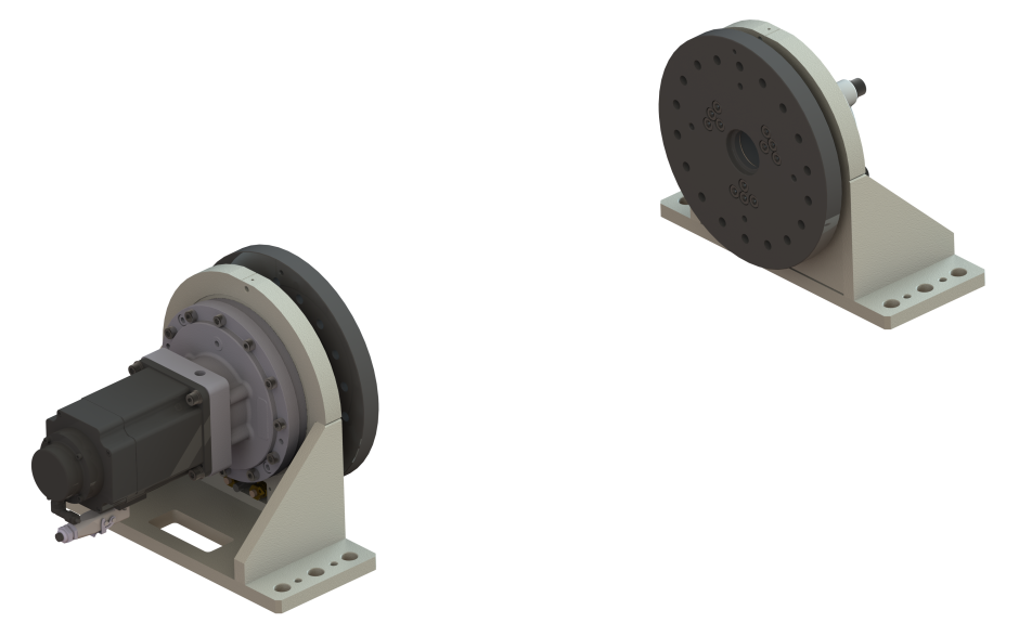 Single axis welding positioner with rated capacity of 460 kg
