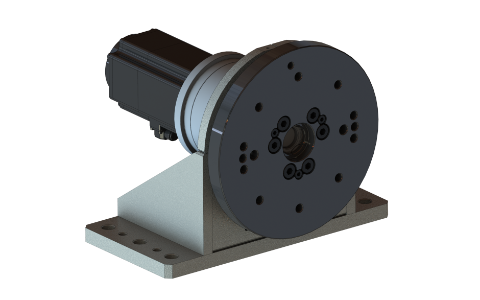 Single axis welding positioner with rated capacity of 230 kg