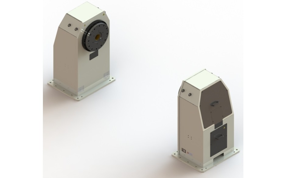 Single axis welding positioner with rated capacity of 3300 kg