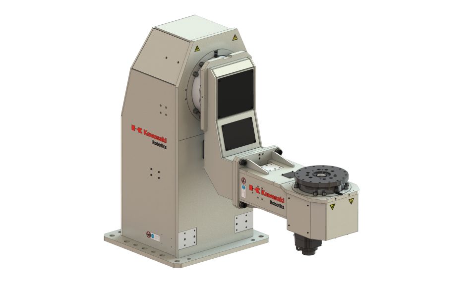 Double axis welding positioner with rated capacity of 500 kg